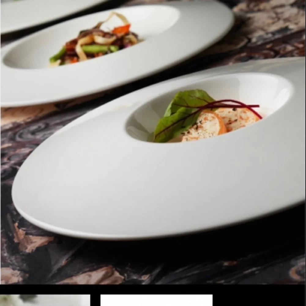 BUNDLE OF TWO Steelite Distinction Commercial Float Plates 12" Small Well Bowl - Picture 6 of 6